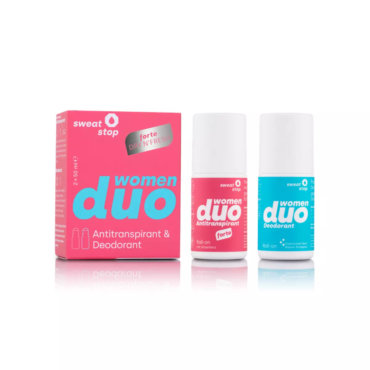 SweatStop® Duo DRY N'FRESH Coffret antitranspirant & déo pour femme